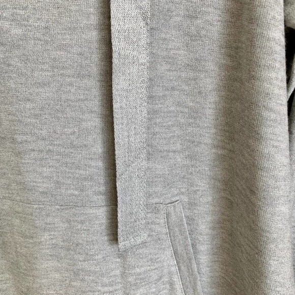 Chaser grey sweatshirt cowl neckline kangaroo pocket sweatshirt size S - Picture 5 of 8